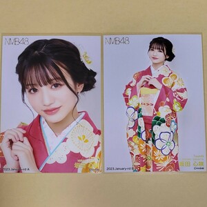 NMB48 坂田心咲 月別ランダム生写真 2023 January-rd 1月 2種 コンプ