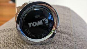 美品 トヨタ プリウス30系 エンジンスタートスイッチ TOM'S トムス 11ピン 11P プッシュスタートスイッチ 