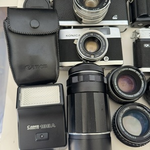 1円〜 まとめ Canon MINOLTA PENTAX OLYMPUS YASHICA フィルム カメラ レンズ ストラップ フラッシュ ジャンクの画像5