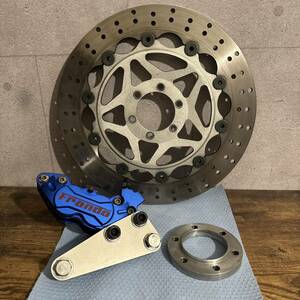 SR400 / 500 frando 4POT 30/34 40mm caliper 320mm disk rotor support set franc do Brembo Grimeca 