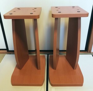  is yami. production NS-431 TIMEZ speaker stand pair HAMILeX is mi Rex AV FURNITURE natural wood * free shipping *