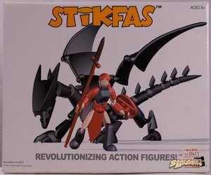 STiKFAS REVOLUTIONIZING ACTION FIGURES! AFK9 BETA FEMALE WARRIOR WITH DRAGON