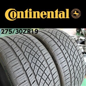 【中古】タイヤ パンク修理あり Continental EXTREMECONTACT DWS 06 PLUS コンチネンタル エクストリームコンタクト 275/30R19 2本