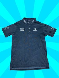 le coq sportif　ルコック　ゴルフウェア　LL ゴルフ GOLF 半袖ポロシャツ