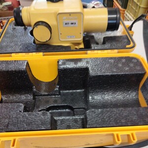 トプコン TOPCON オートレベル AT-M3 自動レベル 測量機器 　動作確認　 現状品