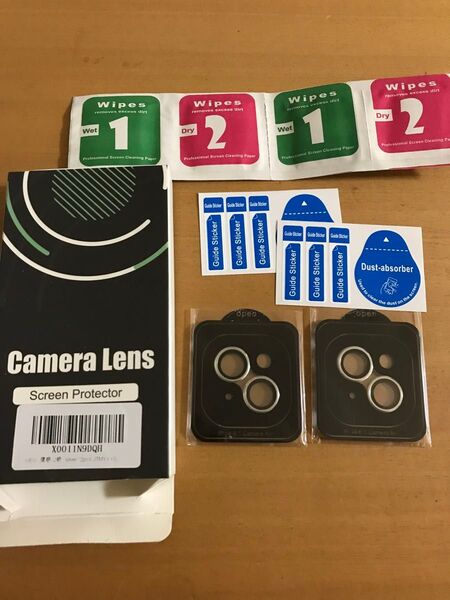 iPhone 14 カメラレンズカバー スマホカメラレンズカバー 黒 カメラ保護 スマホ保護