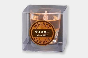 ウイスキーロックキャンドル【カメヤマ/故人の好物シリーズ・ローソク/ろうそく】