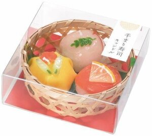 手まり寿司 キャンドル【カメヤマ/故人の好物シリーズ・ローソク/ろうそく】