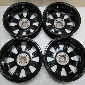 ☆ダイハツ LA600S / LA610S タント カスタム 純正 15 x 4.5J INSET45 PCD100 x 4H ハブ径54mm ムーヴ キャスト ミラジーノ 等 流用 中古☆の画像2