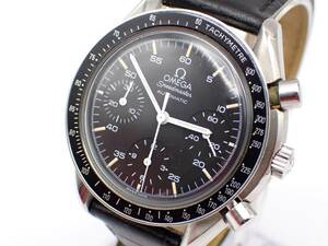 稼働品☆OMEGA オメガ AT/自動巻き メンズ腕時計 スピードマスター Ref175.0032 Cal1140 クロノグラフ 黒文字盤/62654-202