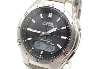  работа товар *1 иен ~*CASIO Casio солнечный мужские наручные часы wave ceptor wave Scepter WVA-M640 многополосный 6 Digi-Ana /N3198-800-3