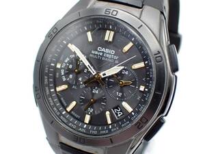  работа товар *1 иен ~*CASIO Casio солнечный мужские наручные часы wave ceptor wave Scepter WVQ-M410 многополосный 6 хронограф /N31810-1300-1