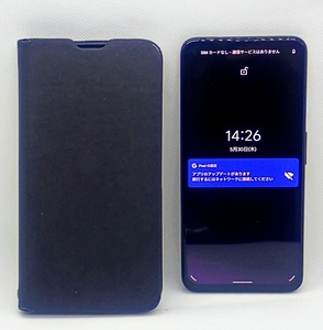 美品★ケース付き★Google Pixel4a(5G) 128GB グーグルピクセル ジャストブラック IMEI358762106452280/REC05302500