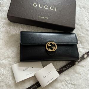 【美品】 199 GUCCI グッチ 2つ折り 長財布