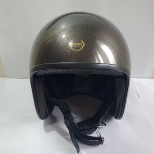 ヴンテージ ジェットヘルメット 「Seta VINTAGE Limited」セタ ビンテージ グレー 革製 コルク使用 サイズM~L 日本製 324