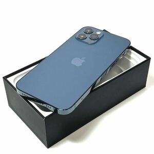 【美品】Apple｜iPhone 12 Pro 512GB｜SIMフリー｜最大バッテリー容量84%｜パシフィックブルー｜動作確認済｜速達発送可　