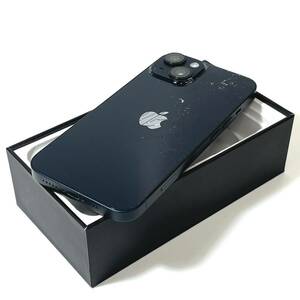 【ジャンク品】Apple｜iPhone 14 128GB｜SIMフリー｜最大バッテリー容量96%｜ミッドナイト｜動作確認済｜速達発送可　　