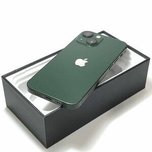 [ прекрасный товар ]AppleliPhone 13 mini 128GBlSIM свободный l максимальный аккумулятор емкость 98%l зеленый l рабочее состояние подтверждено l срочная доставка отправка возможно 
