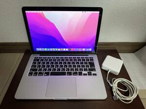 Macbook Pro 2015 13型/i5 2.7Ghz/8GB/256GB SSD MF840J/A 動作品