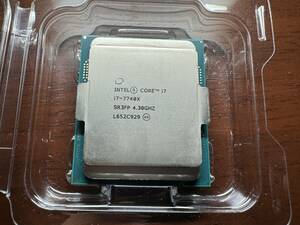 Intel i7-7740X X299 LGA2066 operation verification ending 