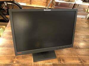  beautiful goods lenovo 19 -inch wide monitor L197wA resolution :1440×900/ non g rare liquid crystal VGA,DVI-D. correspondence Lenovo liquid crystal display 