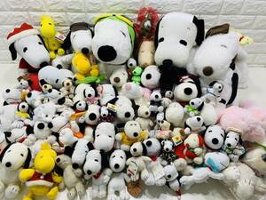 165*160 size fully 1 jpy ~* Snoopy PEANUTS SNOOPY goods soft toy miscellaneous goods large amount together set present condition goods 