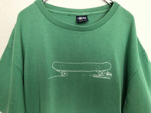 激レア USA製 90s old stussy オールドステューシー 紺タグ Tシャツ スケボー ビンテージ Lサイズ