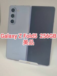 【美品】Galaxy Z Fold5 256 GB アイシーブルー 韓国版 Simフリー