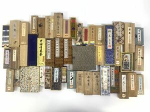 【現状品】書道具 古墨 中国墨 書画 墨運堂 書道 中国書画墨 日本墨 未使用品 使用品 セットおまとめ 大量 SY