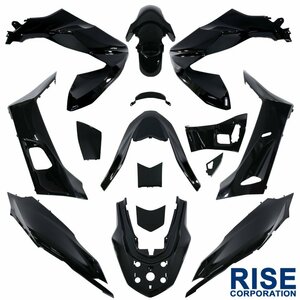 PCX125 PCX160 2021年モデル JK05 KF47 純正タイプ 外装カウル ブラック 15点セット ホンダ アッパーカウル フロント リア サイド インナー