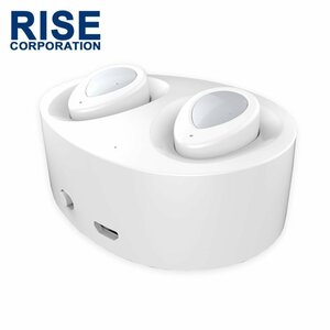  левый правый independent type Bluetooth4.1 беспроводной слуховай аппарат белый / серебряный Mike встроенный "свободные руки" стерео headset зарядка место хранения с футляром 