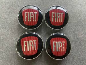 フィアット FIAT ホイールキャップ ホイール ハブキャップ センター キャップ保護 防塵 4個セット 外径60mm T406番