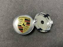 ポルシェ PORSCHE ホイールキャップ ホイール ハブキャップ センター キャップ保護 防塵 4個セット 外径60mm T266番_画像5