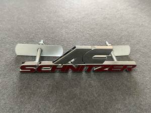 AC SCHNITZER BMW グリルバッジ フロント ロゴバッジ エンブレム シルバー グリルバッチ アクセサリー　金属製　マーカー 25番