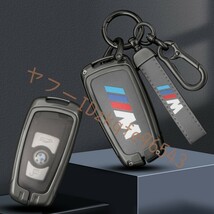 BMW ///M スマート キーケース 車 キーカバー キーホルダー 電波障害なし 優質なTPU材料を使用して 耐衝撃◆B番 深錆色/グレー_画像6