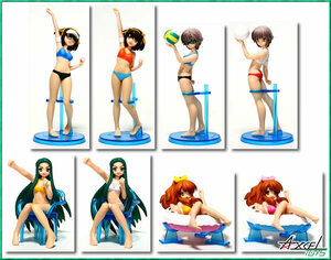  prompt decision figure Meister Suzumiya Haruhi no Yuutsu beach side all 8 kind SET