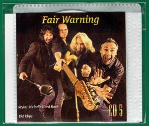 【現品限り・レアー品】FAIR WARNING CD5 大アルバム集 【MP3-CD】 1枚CD◆