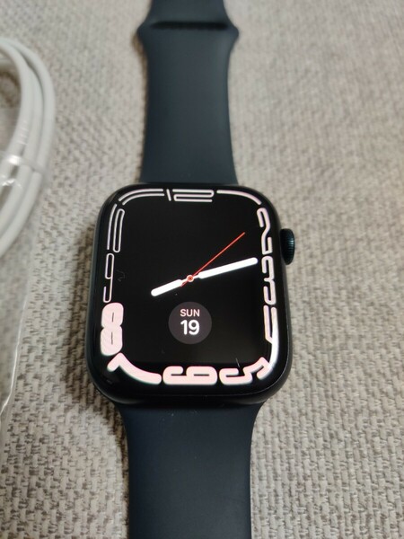 Apple Watch Series7 45mm GPS+Cellularモデル MKJP3J/A A2478 ミッドナイト スマートウォッチ