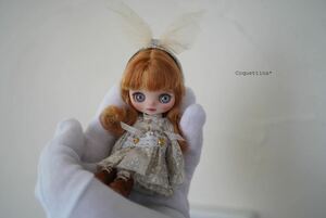 Coquettina* カスタムプチブライス .custom petit Blythe + Traun pappa +