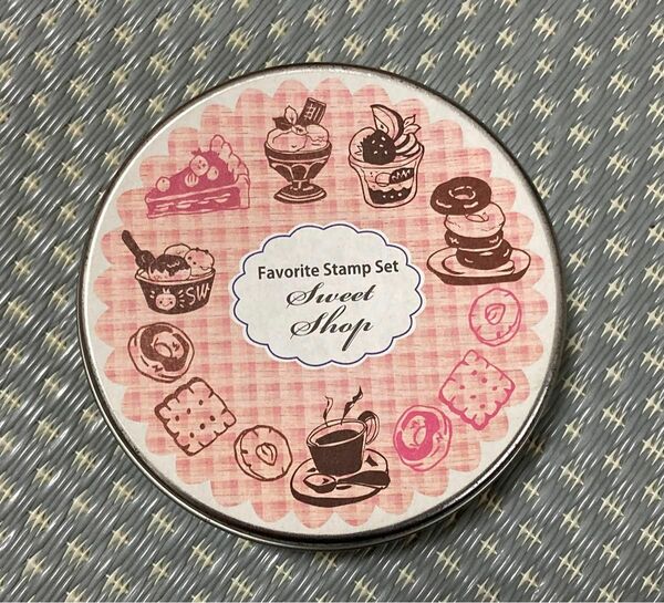 こどものかお　favorite stamp set sweets shop スタンプ　はんこ　セット