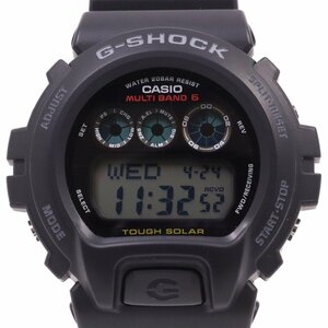 【美品】カシオ G-SHOCK マルチバント6 ソーラー電波 3つ目液晶モデル メンズ 腕時計 GW-6900-1JF【いおき質店】