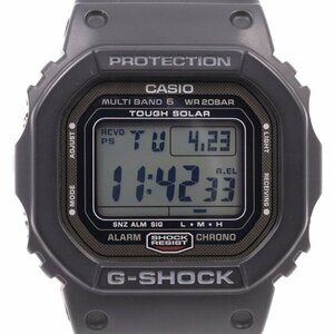 カシオ G-SHOCK スクエア ソーラー電波 マルチバンド6 スクリューバック メンズ 腕時計 GW-5000-1JF【いおき質店】