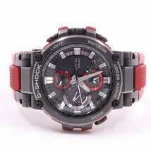 カシオ G-SHOCK MT-G Bluetooth ソーラー電波 メンズ 腕時計 ブラック×レッド 純正樹脂バンド MTG-B1000B-1A4JF【いおき質店】_画像2