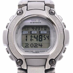  Casio G-SHOCK MR-G full metal titanium quartz men's wristwatch original metal band MRG-220T-1[... pawnshop ]