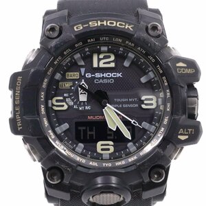 カシオ G-SHOCK マッドマスター ソーラー電波 トリプルセンサーVer.3 アナデジ メンズ 腕時計 GWG-1000-1AJF【いおき質店】