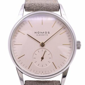 NOMOS ノモス オリオン 33mm ローズ 手巻き ボーイズ 腕時計 純正スエードベルト OR1A3GR233【いおき質店】