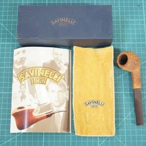 [NZ][G099260] SAVINELLI サビネリ PUNTO ORO CORALLO パイプ 504 ITALY製 喫煙具 パイプ 収納袋、元箱等付きの画像1