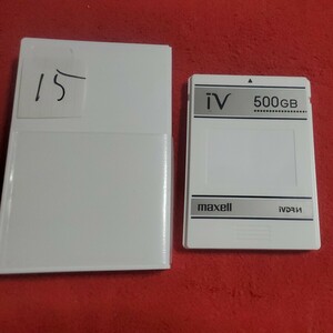 [ free shipping ]mak cell maxell iV cassette hard disk HDD case attaching 500GB iVDRS ⑮