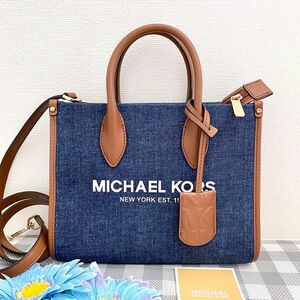 【新品】MICHAEL KORS デニム ショルダーバッグ