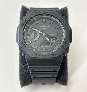 【美品】 CASIO G-SHOCK カシオ Gショック GA-2100 カーボンコアガード ブラック 腕時計